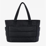 Large Quilted Puffer Tote Bag | Lightweight & Stylish Everyday Handbag