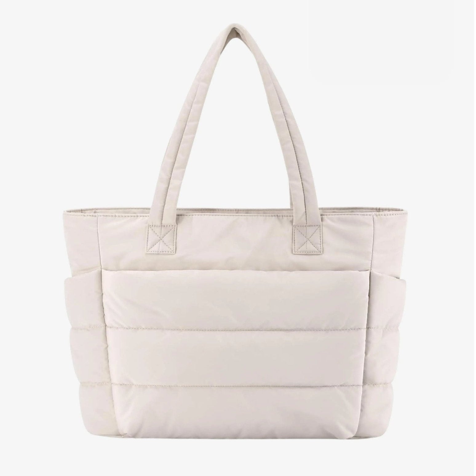 Large Quilted Puffer Tote Bag | Lightweight & Stylish Everyday Handbag