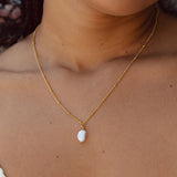 Luna Baroque Pearl Pendant Necklace