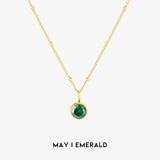 Amelia Birthstone Necklace