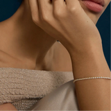 Lillian Gold Tennis Bracelet