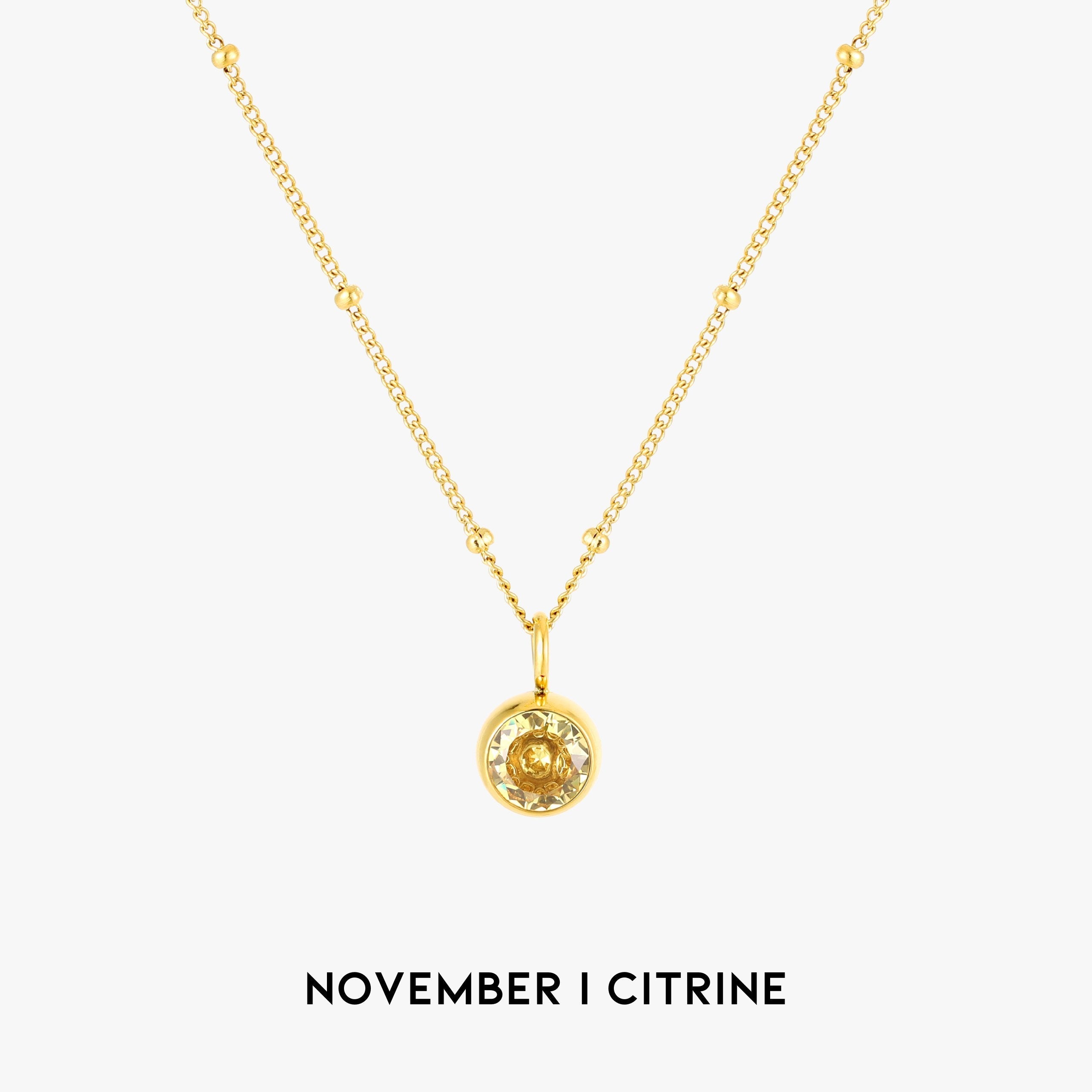 Amelia Birthstone Necklace