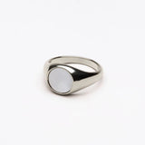 Luminous Mother of Pearl Gold Ring