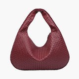 Soft Woven Shoulder Bag – Minimalist Hobo Design with Timeless Appeal