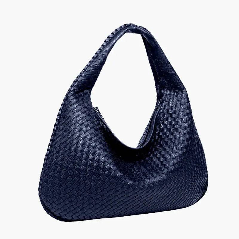 Soft Woven Shoulder Bag – Minimalist Hobo Design with Timeless Appeal