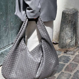 Soft Woven Shoulder Bag – Minimalist Hobo Design with Timeless Appeal