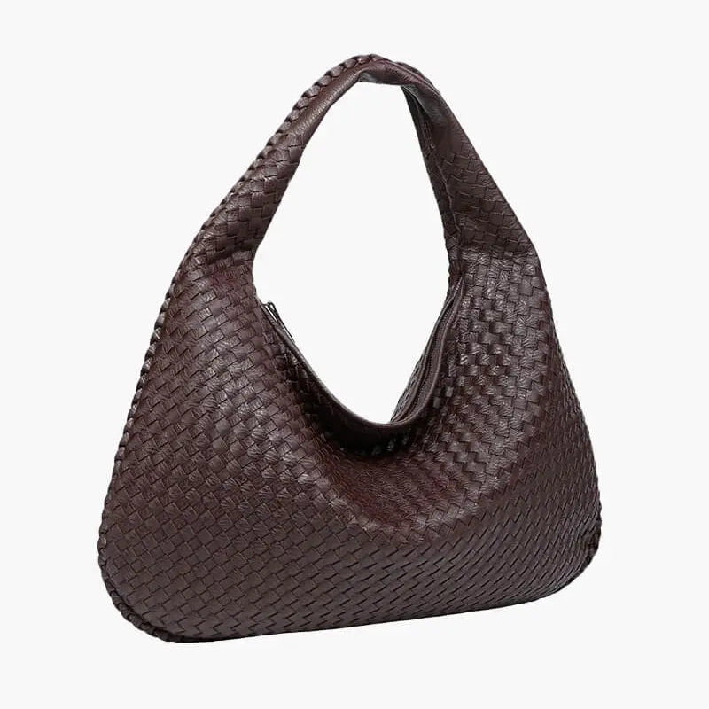 Soft Woven Shoulder Bag – Minimalist Hobo Design with Timeless Appeal