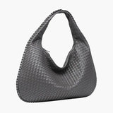 Soft Woven Shoulder Bag – Minimalist Hobo Design with Timeless Appeal