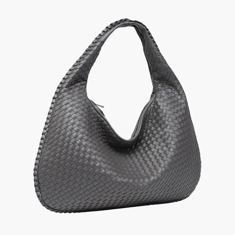 Soft Woven Shoulder Bag – Minimalist Hobo Design with Timeless Appeal