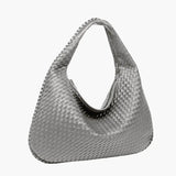 Soft Woven Shoulder Bag – Minimalist Hobo Design with Timeless Appeal