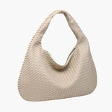 Soft Woven Shoulder Bag – Minimalist Hobo Design with Timeless Appeal