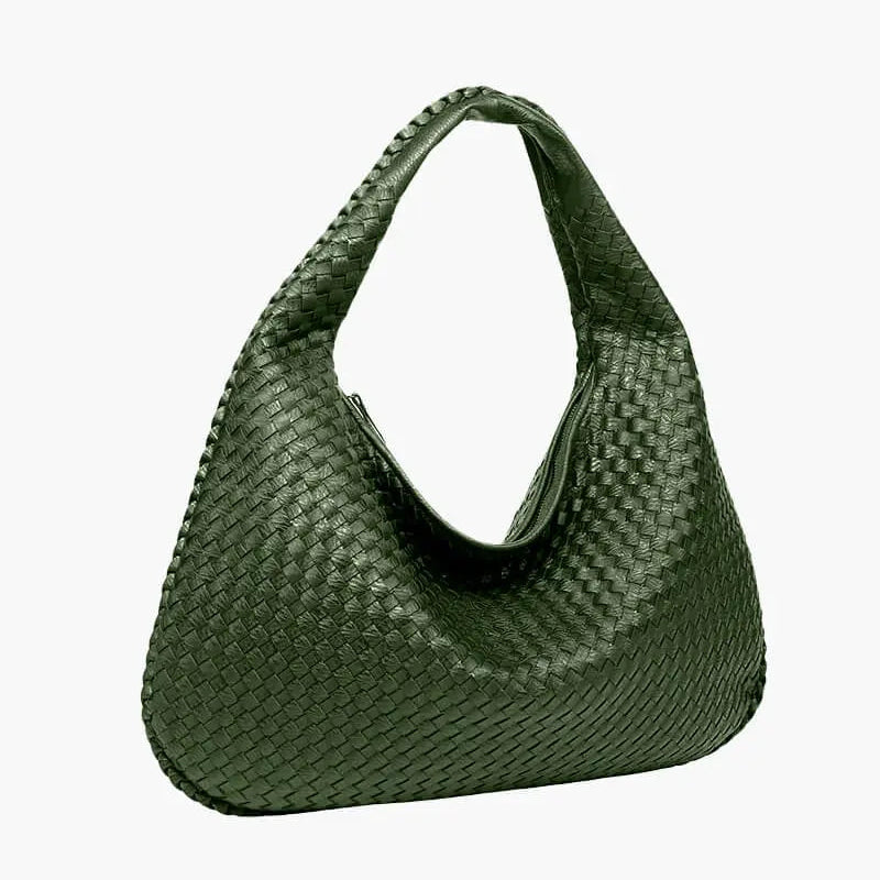 Soft Woven Shoulder Bag – Minimalist Hobo Design with Timeless Appeal