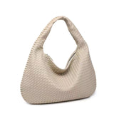Soft Woven Shoulder Bag – Minimalist Hobo Design with Timeless Appeal