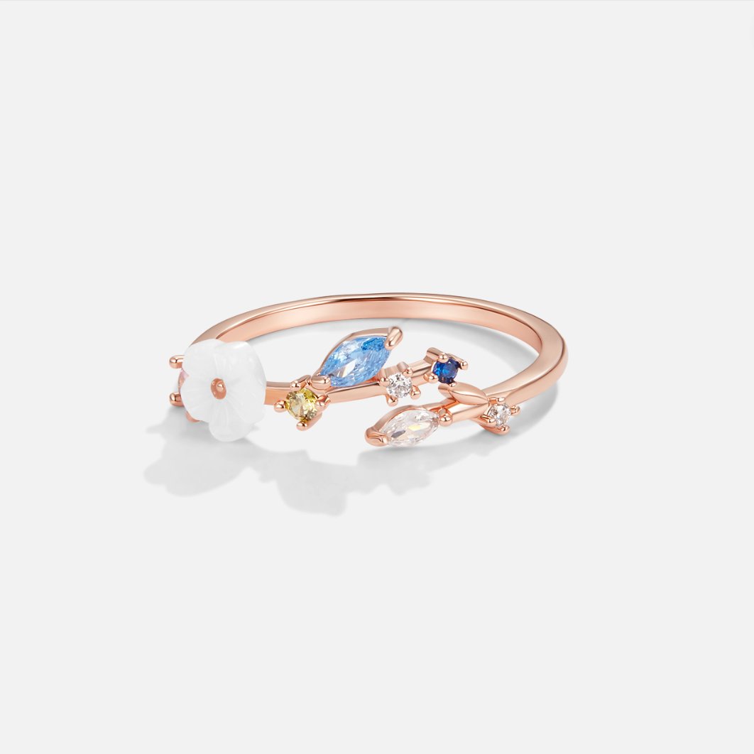 Flora Blossom Adjustable Ring