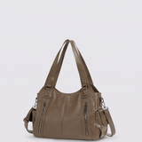 Classic Multi-Pocket Shoulder Bag – Effortless Style