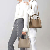 Sculpted Leather Bucket Bag – Sleek Minimalism